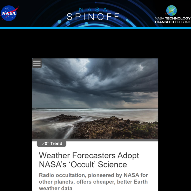 NASA Spinoff article